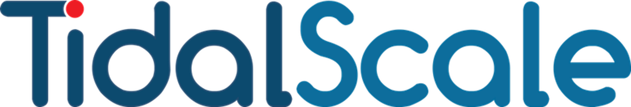 Blue Logo Text - Tidalscale (1280x218)