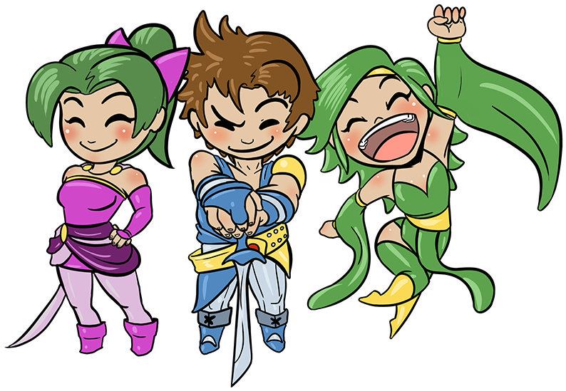 Final Fantasy 4 5 - Cartoon (800x558)