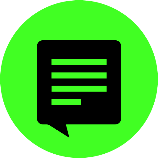 Text Bubble Icon - Icon (513x513)