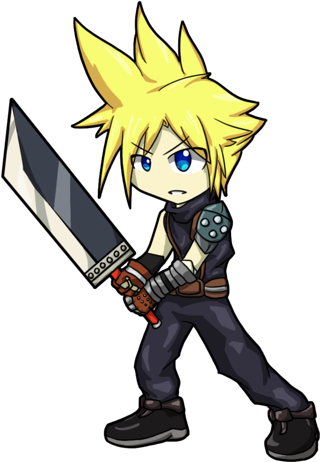 Chibi Cloud By Braise671 Chibi Cloud By Braise671 - Cartoon (1024x1024)