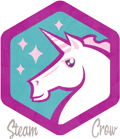 Blessed By Unicorns Badge - Art (500x500)
