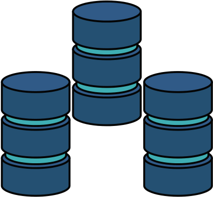 Data Center Or Web Hosting Icon - Cylinder (550x550)