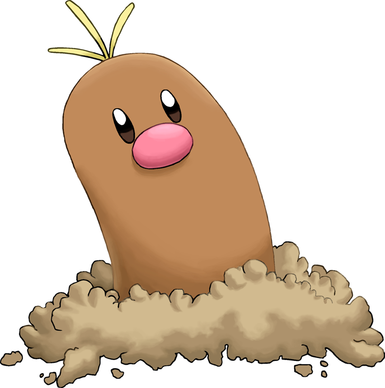 Shiny Alolan Diglett Pokédex - Diglett (793x800)