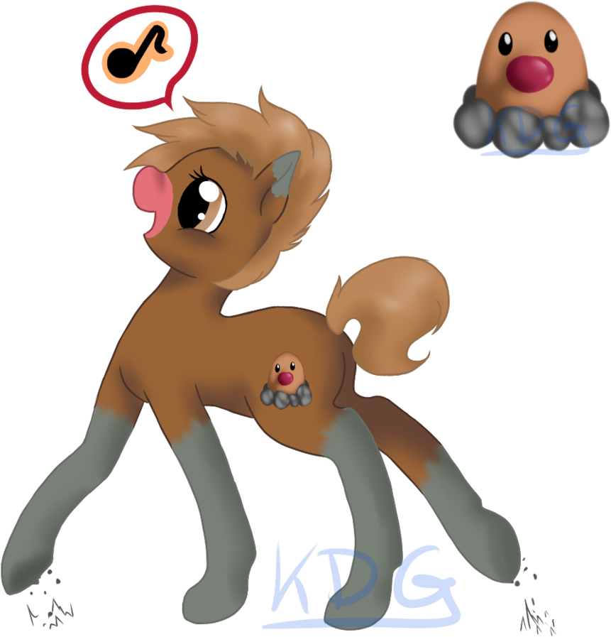 050 Diglett By Mondlichtkatze - Diglett (900x943)