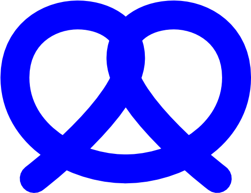 Black Pretzel Png (512x512)