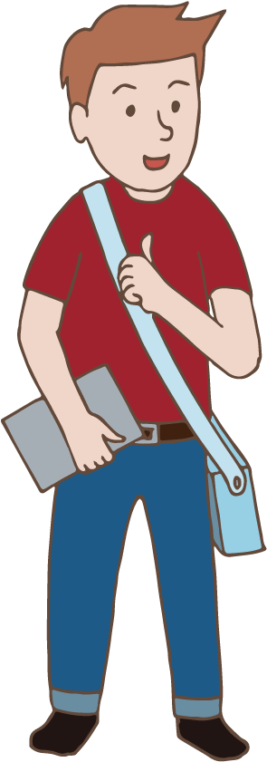 Male Student - Illustration (595x842)
