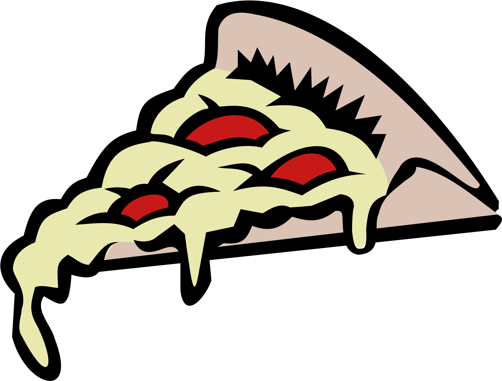 Open - Transparent Pizza Clipart (2000x1521)