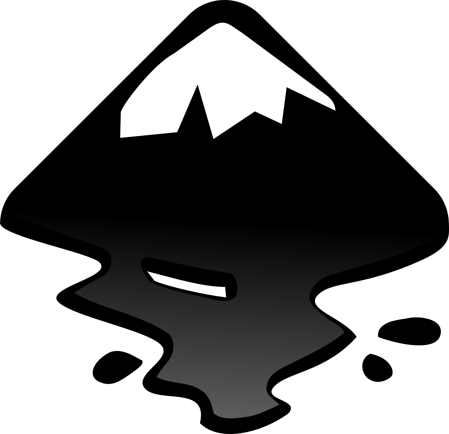 Free Vector Graphics Software Inkscape - Inkscape Logo (1496x1449)