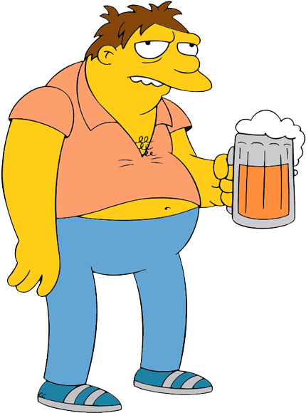 Barney From The Simpsons (433x588)
