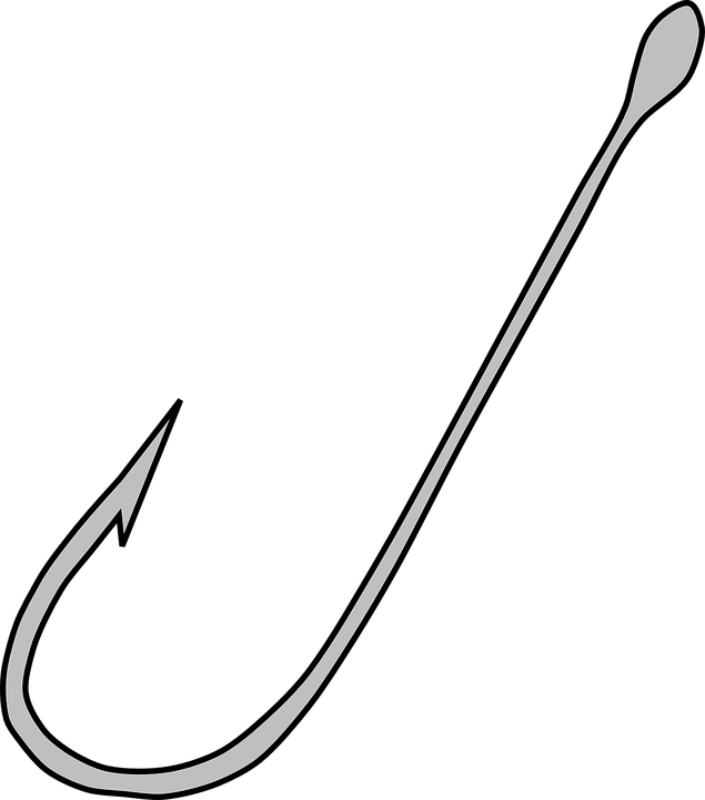 Fish Hook Transparent Background (635x720)