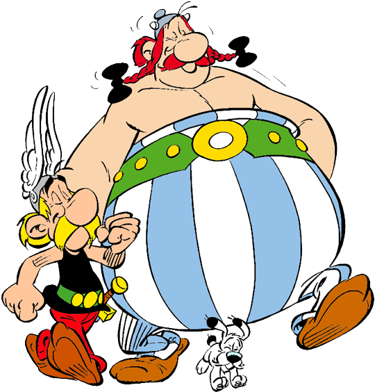 Dibujos De Asterix Y Obelix (545x570)