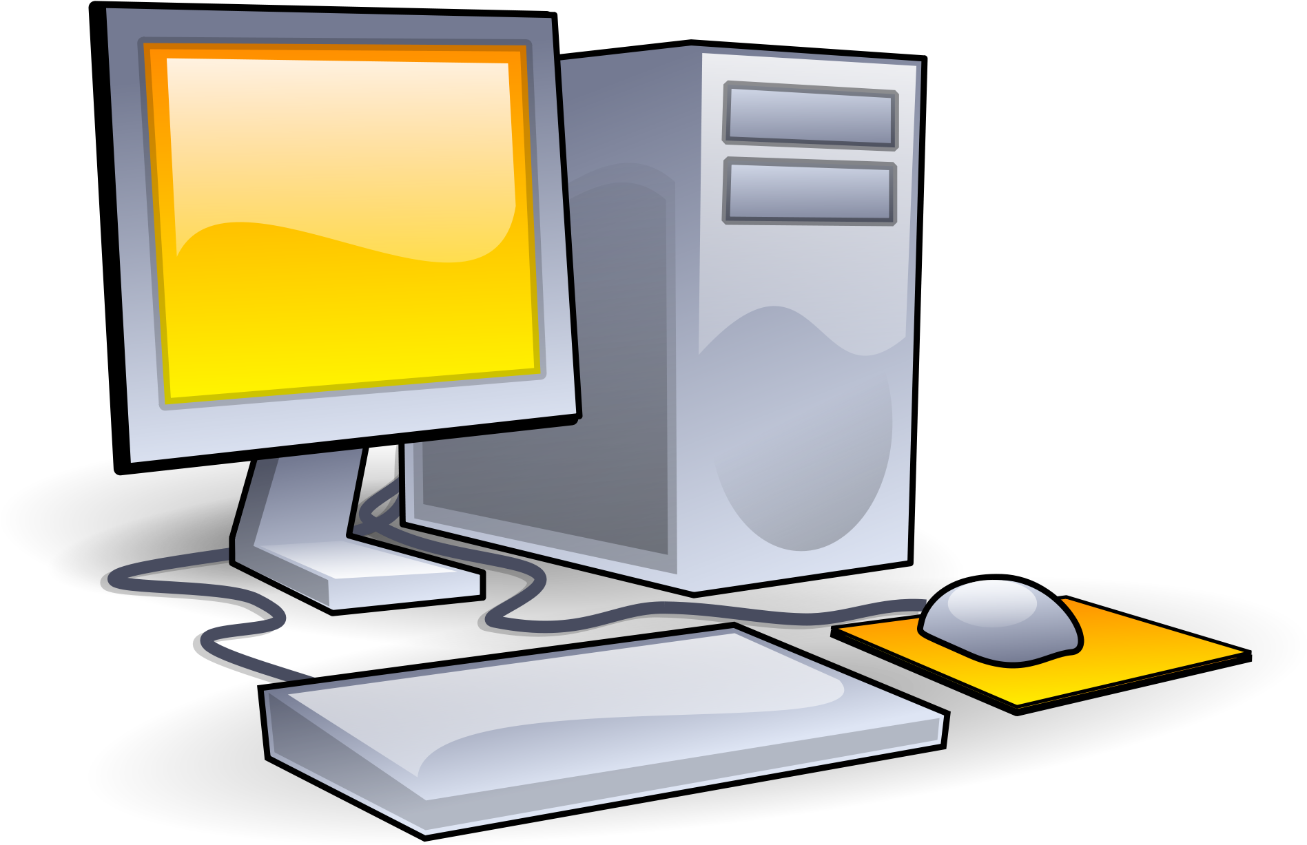File - Computer Clipart (2000x1333)