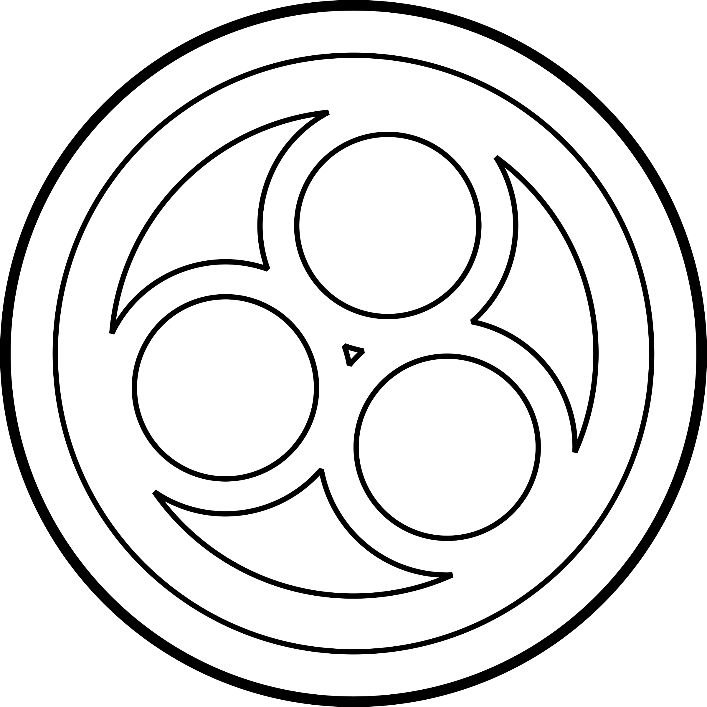 Cool Circle Designs Drawing - Circle And Design Drawing (2400x2400)