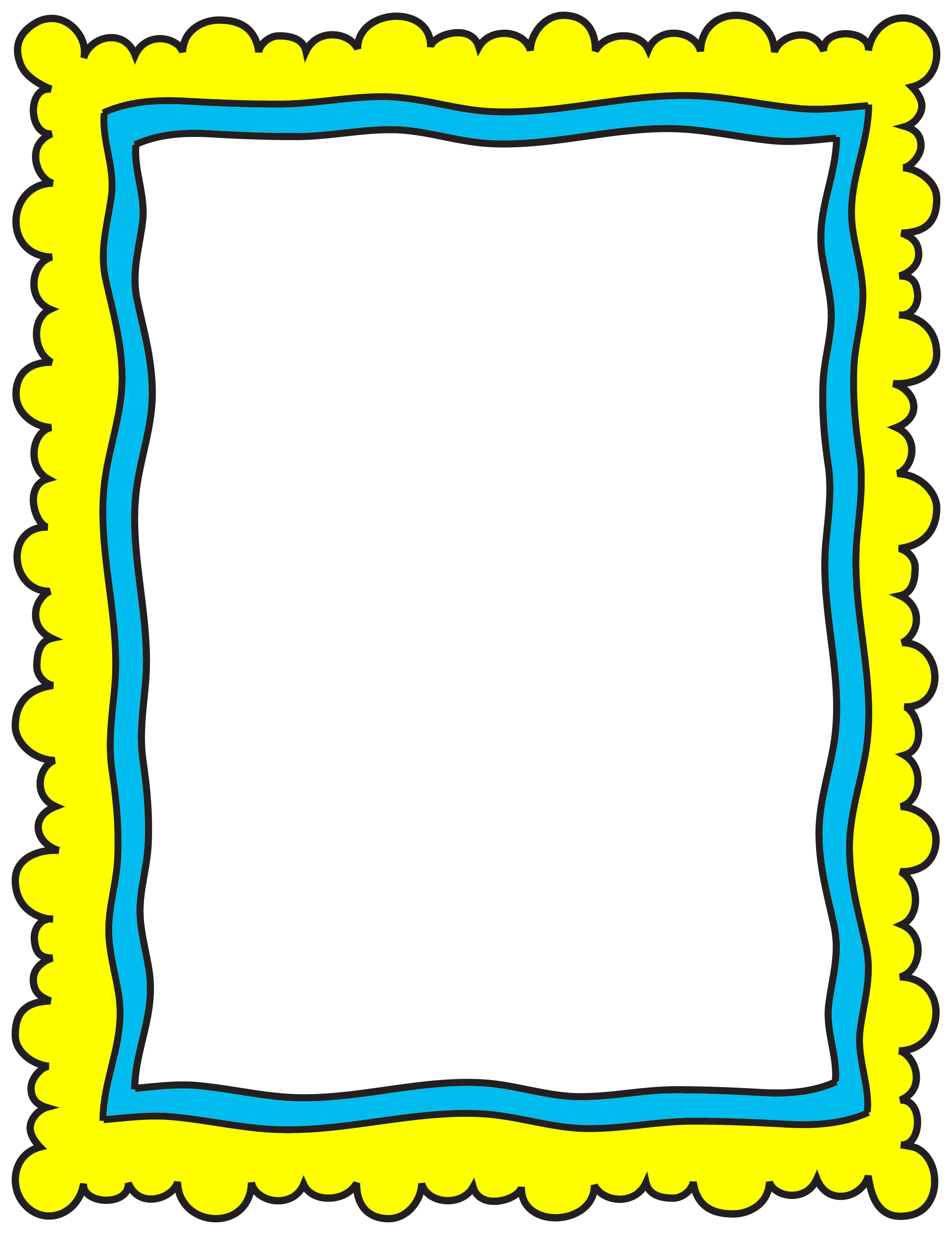 Borders For Kids - Picture Frame (2121x2748)