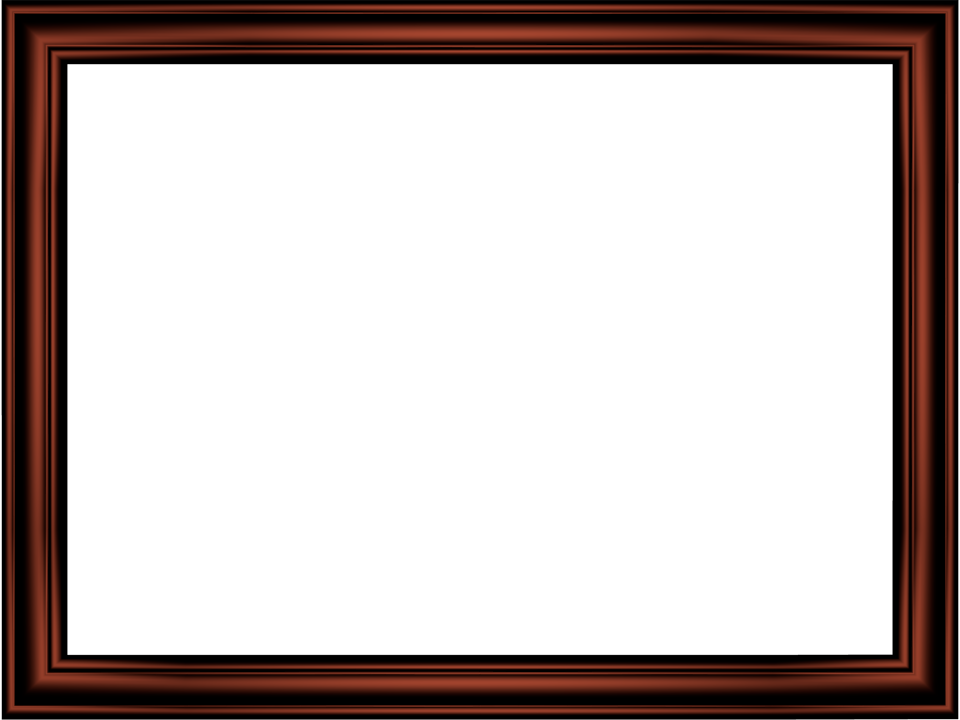 Shiny Metallic Elegant Embossed Frame Rectangular Powerpoint - Picture Frame (960x720)