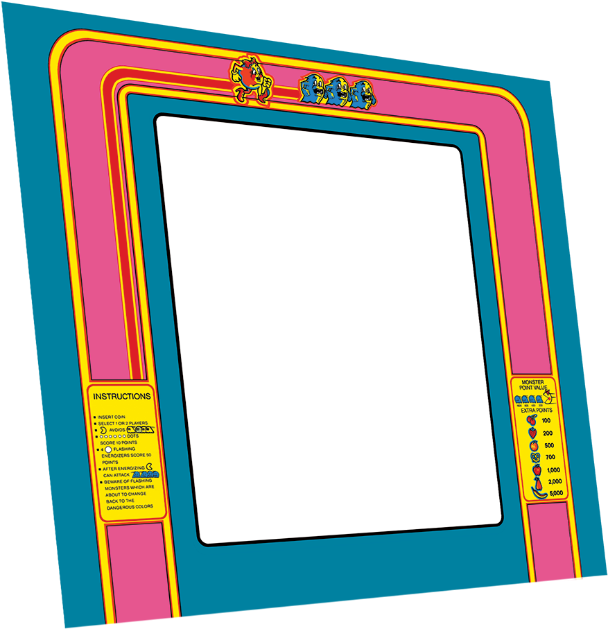 Ms Pacman Bezel - Ms. Pac-man (900x989)