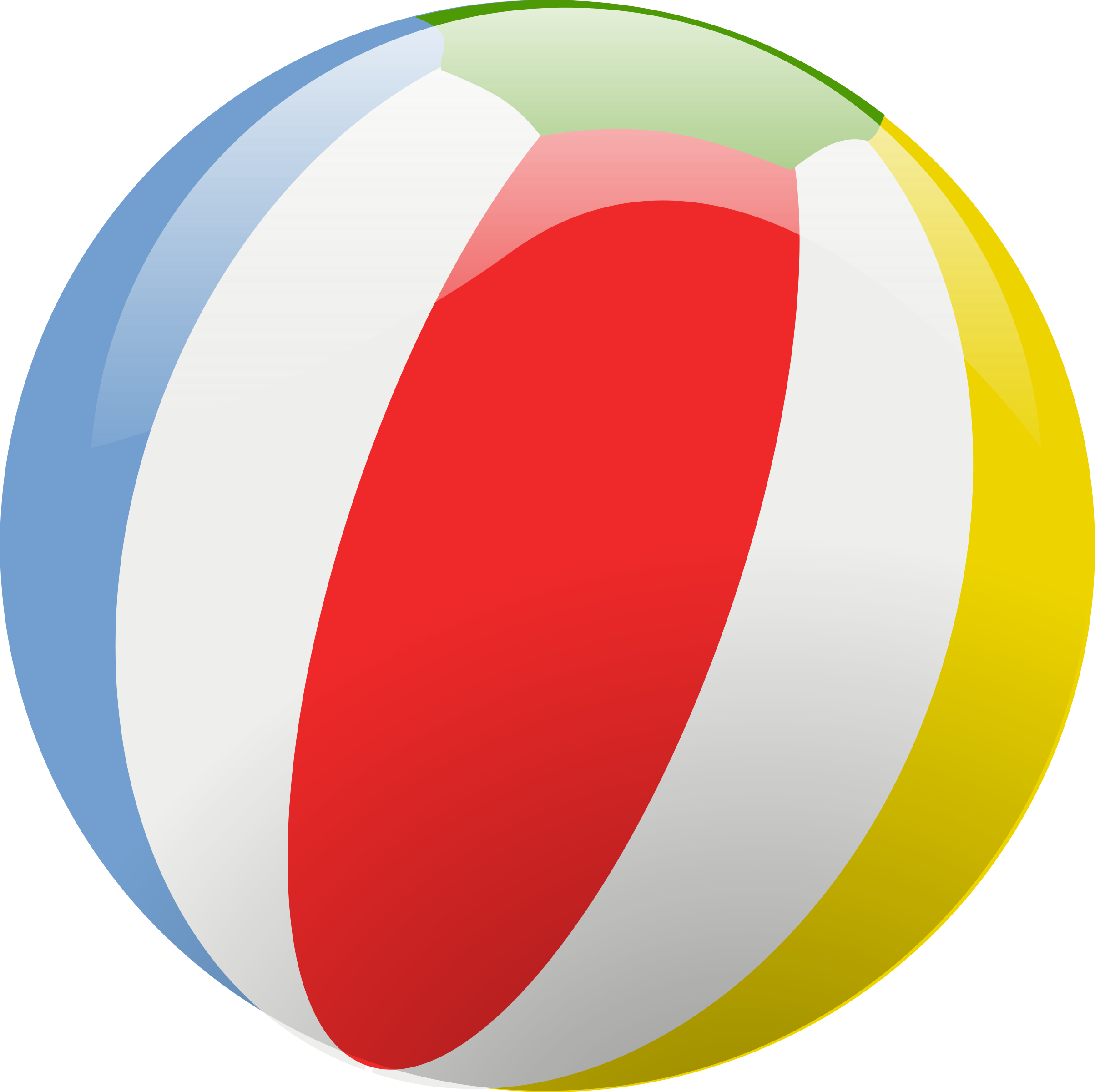Beach Ball Vector - Beach Ball Transparent Background (2407x2400)