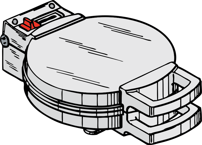 Waffle Iron Clipart (1039x750)