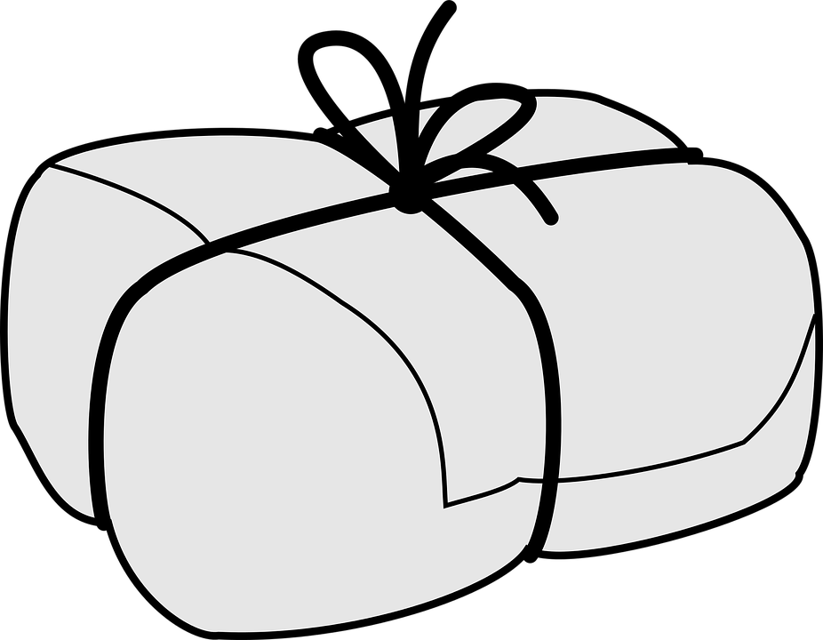 Mail Pack Package Parcel Post Postal Present - Parcel Coloring Pages (926x720)