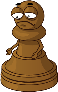 Funny Chess Pieces - King Chesskid (500x500)