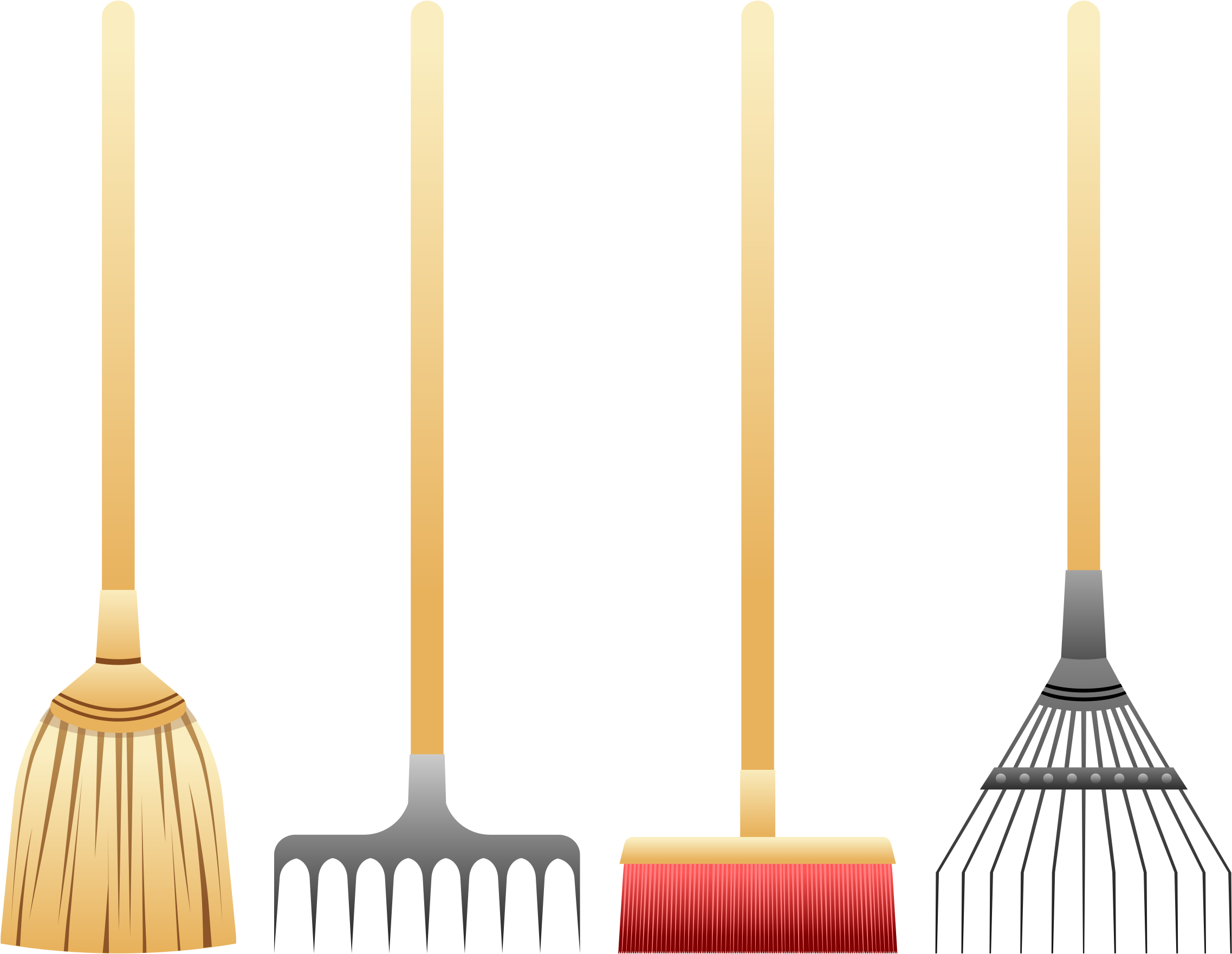 Clipart - - Broom (2400x1867)