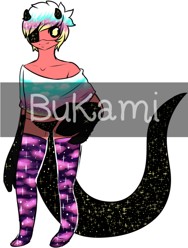 Glitter Oni Boy Adopt By Boybites - Cartoon (600x802)