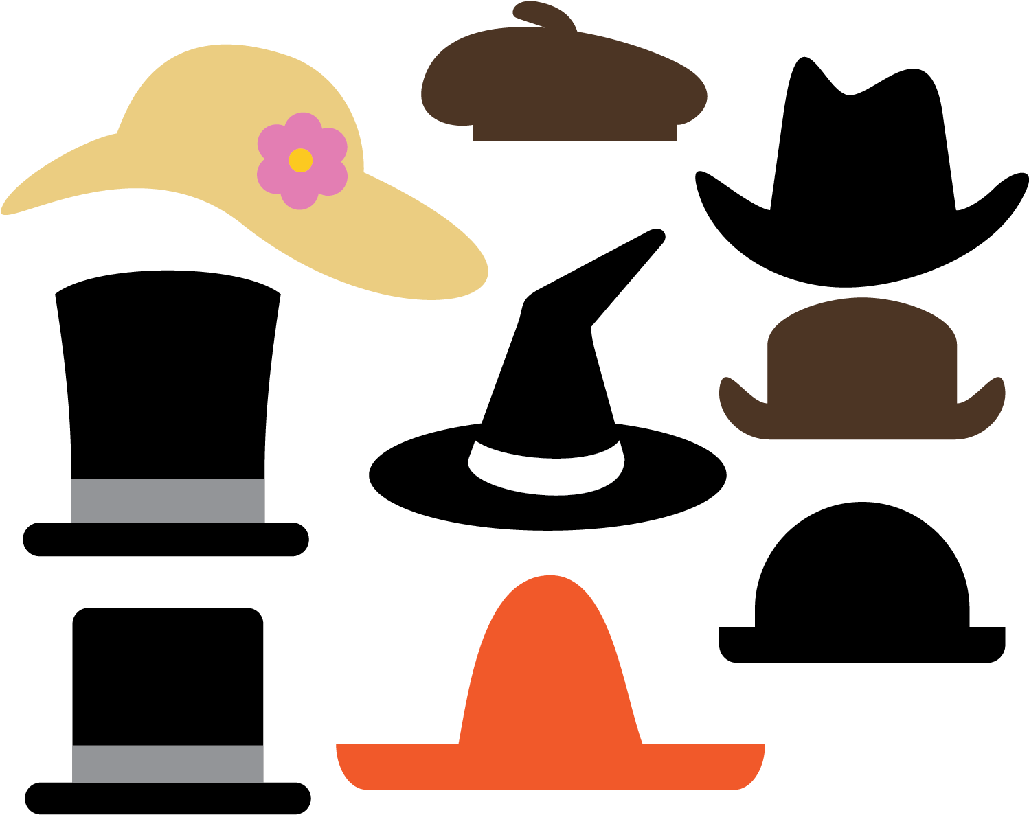 9 Pc Hat Prop Pack - 9 Pc Hat Prop Pack (1800x1800)