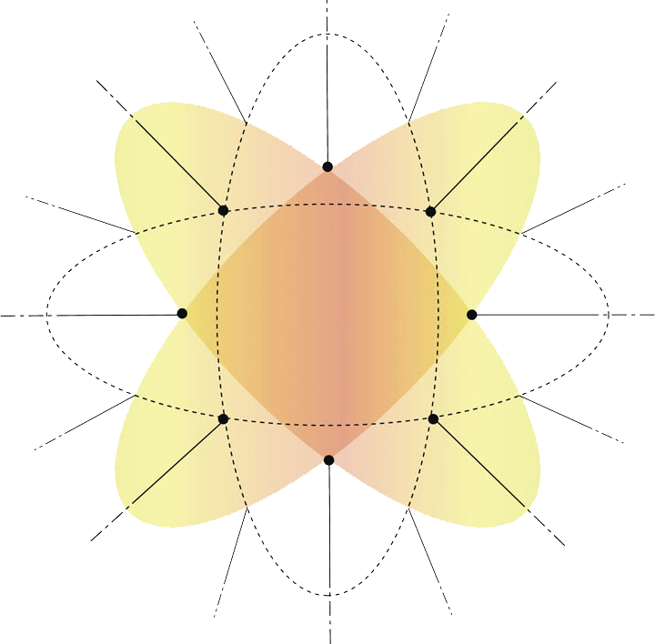 Symmetry Yellow Angle Pattern - Symmetry Yellow Angle Pattern (720x708)