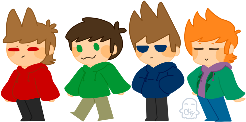 Eddsworld Chibi By Chi-ky - Cartoon (1024x511)