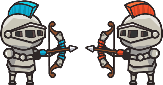 Archer And Platformer Assets - 2d Archer Sprite Platform (600x500)