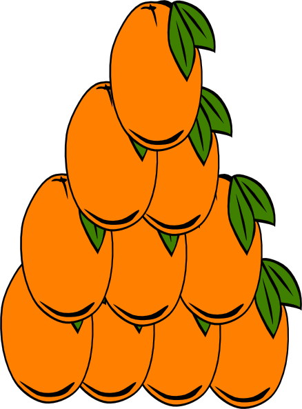 Oranges Clipart (438x593)
