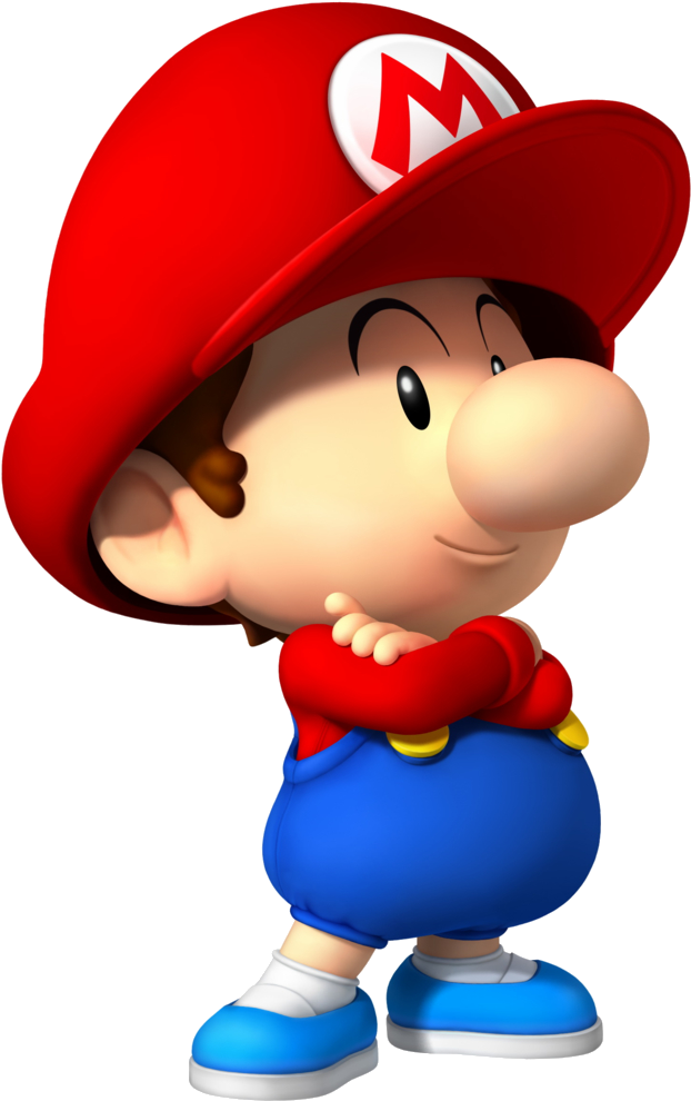 Baby Mario - Mario Characters (628x997)