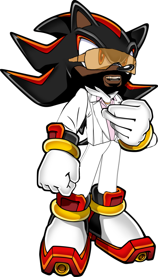 Shadow 'ladykiller' Biscuit - Cartoon (676x1181)