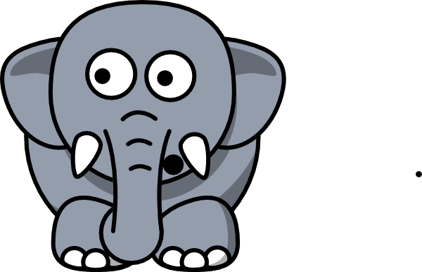 Elephant Face Clip Art - Elephant Toothpaste (600x388)