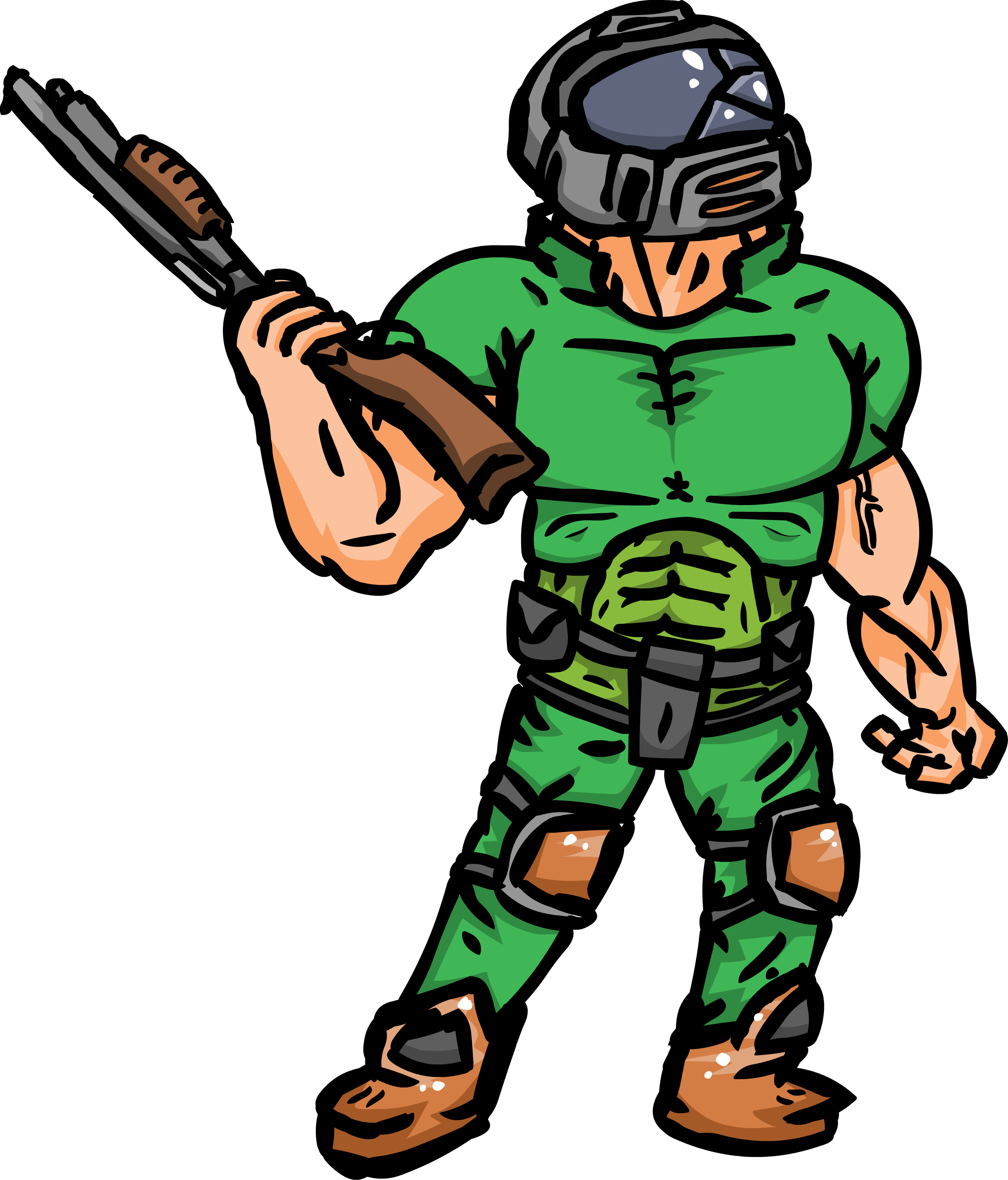 Doomguy Drawing Art - Doomguy Drawing Art (2563x3000)
