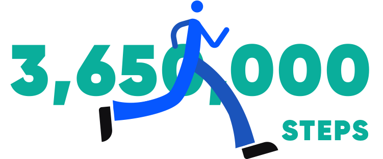 65 Million Steps - Graphic Design (750x351)