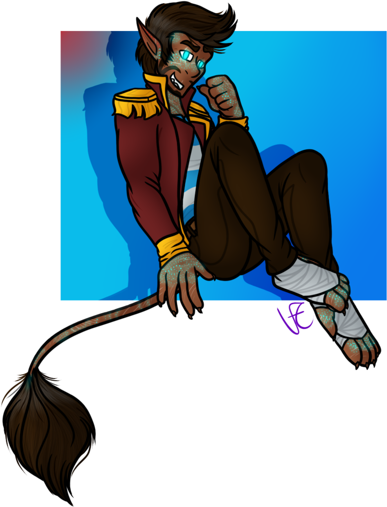 Sly Xeph By Violet The Cat - Drawing (774x1033)