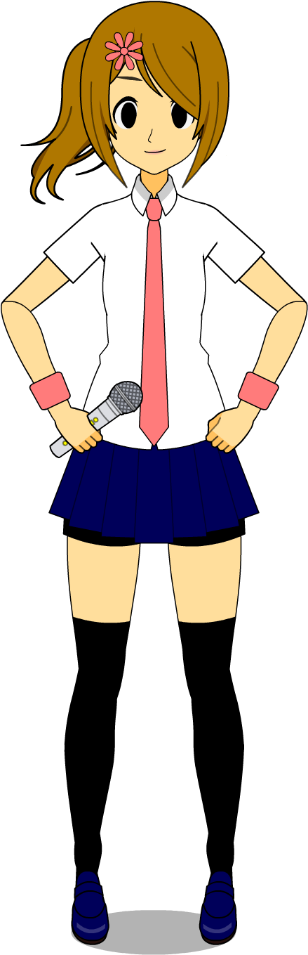 Reporter By Athenyan - Cartoon (442x1366)