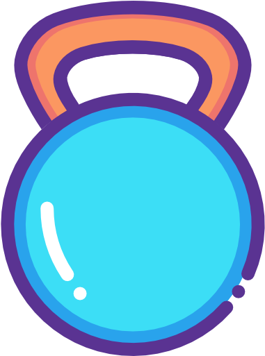 Kettlebell Free Icon - Exercise (512x512)