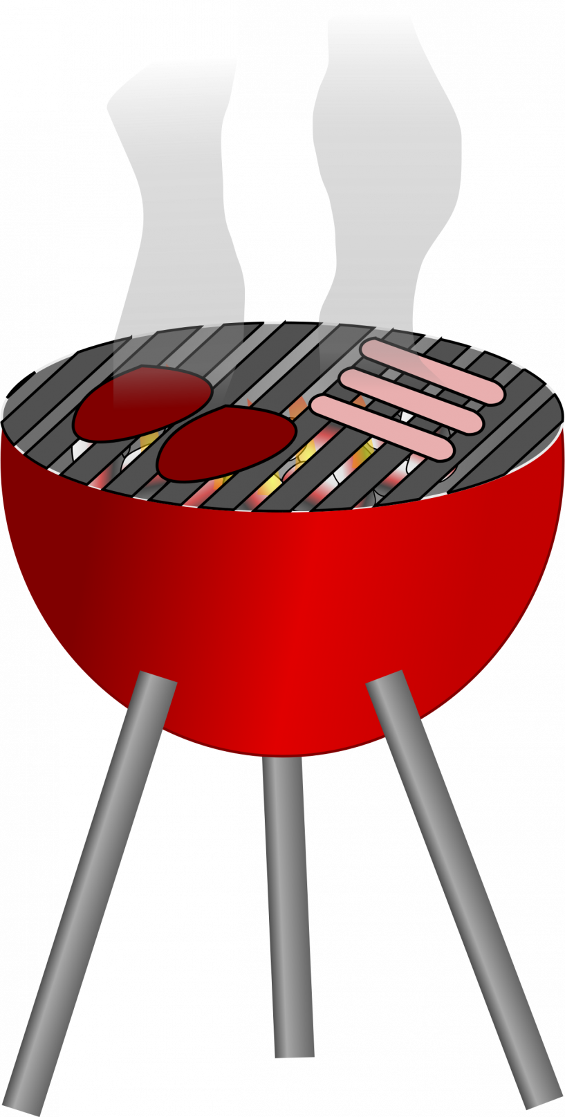 Grill Clipart (817x1615)