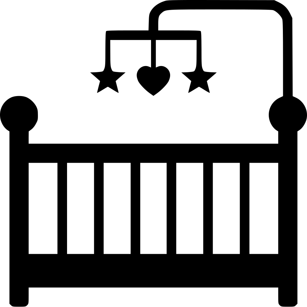 Baby Crib Comments - Crib Vector (980x981)