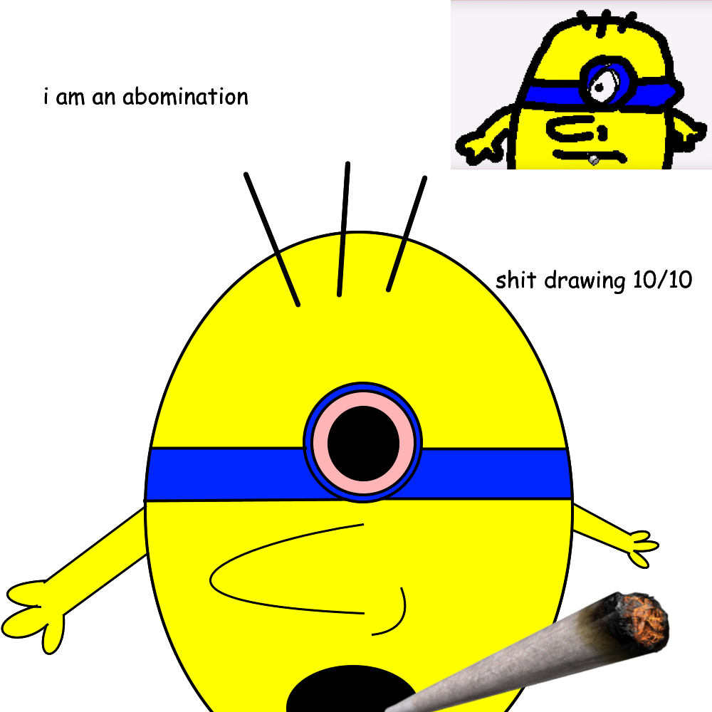 A Minion - Circle (1000x1000)