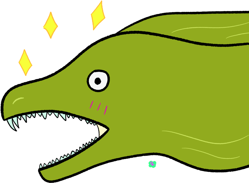 Moray Eel By Rabidratruby - Moray Eel (994x803)