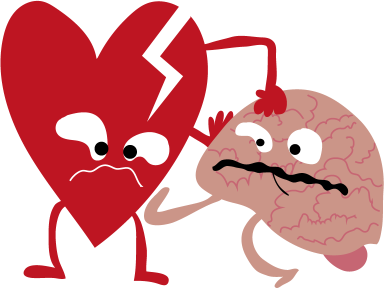 1) Reason Vs Emotion - Emotion (874x700)