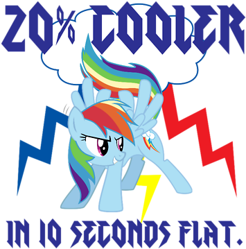 Bronyspeak - Rainbow Dash Friendship Is Magic (400x400)