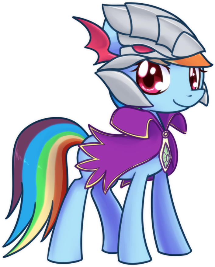 Rainbow Dash - Horse (900x900)