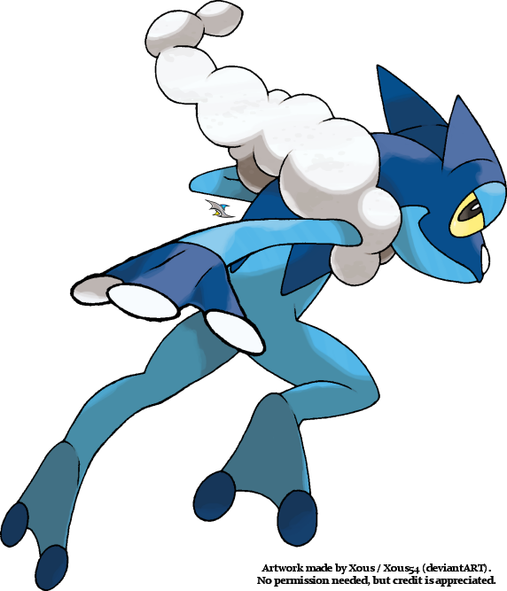 Frogadier By Xous54 - Pokemon Frogadier (572x667)