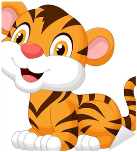 Tiger Cartoon Png (400x400)