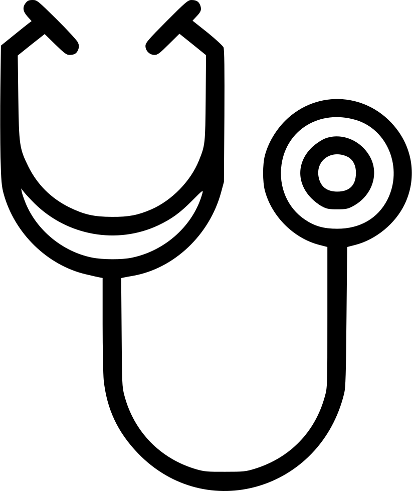 Stethoscope Doctor Tool Instrument Equipment Comments - High Quality Equipment Png Icon (822x980)