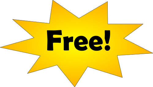 Free - Transparent Free (500x285)